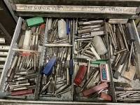 14 DRAWER METAL CABINET & CONTENTS - 7