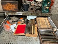 15 DRAWER METAL CABINET & CONTENTS - 2