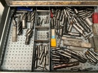 15 DRAWER METAL CABINET & CONTENTS - 11