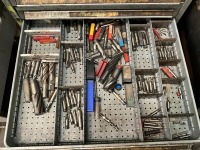 15 DRAWER METAL CABINET & CONTENTS - 12