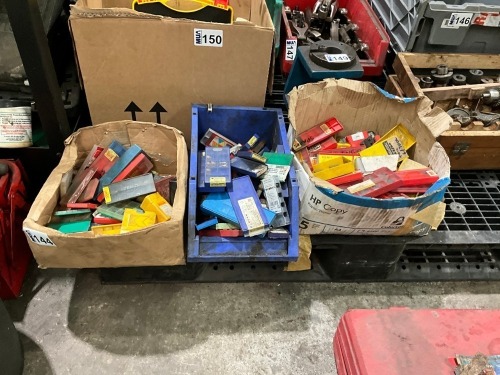 2No. BOXES OF ASSORTED LATHE TURNING TOOL BLADES