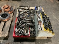PALLET LOT TO INCLUDE LARGE SELECTION OF MACHINE PARTS & CUTTERS - 4