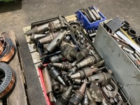 PALLET LOT TO INCLUDE LARGE SELECTION OF MACHINE PARTS & CUTTERS - 6