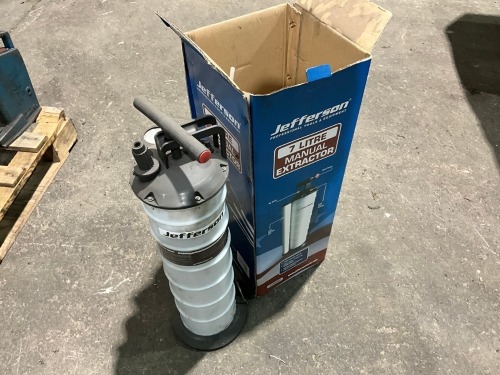 JEFFERSON 7-LITRE MANUAL OIL/FLUID EXTRACTOR