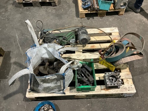 PALLET LOT TO INC. ASSORTED MACHINE PARTS & CUTTERS