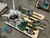 PALLET LOT TO INC. ASSORTED MACHINE PARTS & CUTTERS - 2