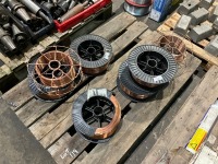 APPROX. 7No. PART ROLLS OF COPPER WELDING WIRE
