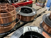 APPROX. 7No. PART ROLLS OF COPPER WELDING WIRE - 3