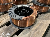 APPROX. 7No. PART ROLLS OF COPPER WELDING WIRE - 4