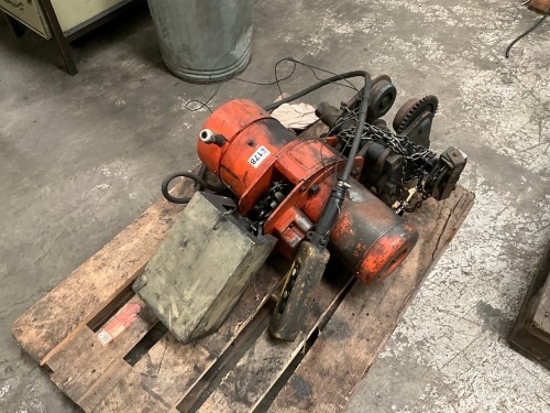 MITCHIE 3 TON OVERHEAD CHAIN HOIST