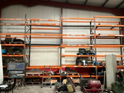 4No. BAYS OF PALLET RACKING & CONTENTS
