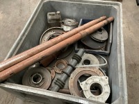 PLASTIC CRATE TO INC. ASSORTED PARTS - 3