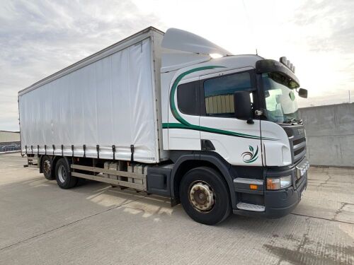 SCANIA P310 6x2 26 TON CURTAINSIDER
