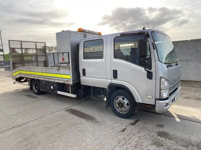 ISUZU EURO 5 7.5 TON CREW CAB BEAVERTAIL PLANT LORRY