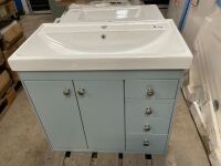 EX-DISPLAY APPROX. 800 POWDER BLUE PARAGON UNIT WITH BASIN - 2