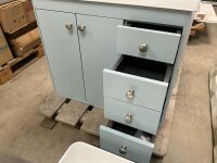 EX-DISPLAY APPROX. 800 POWDER BLUE PARAGON UNIT WITH BASIN - 5