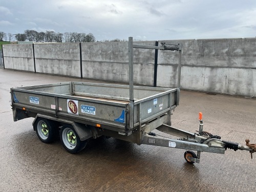 DALE KANE 10ft x 5.6ft TWIN AXLE 3000KGS DROPSIDE TRAILER