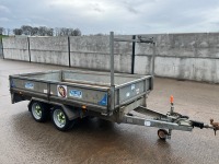 DALE KANE 10ft x 5.6ft TWIN AXLE 3000KGS DROPSIDE TRAILER