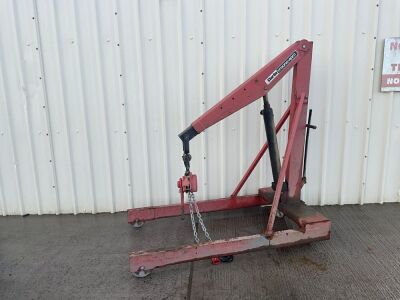 CLARKE STRONG-ARM MOBILE HYDRAULIC ENGINE CRANE