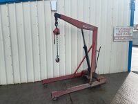 CLARKE STRONG-ARM MOBILE HYDRAULIC ENGINE CRANE - 7