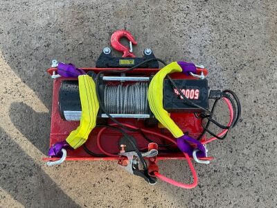 5000LBS 12V TRAILER WINCH