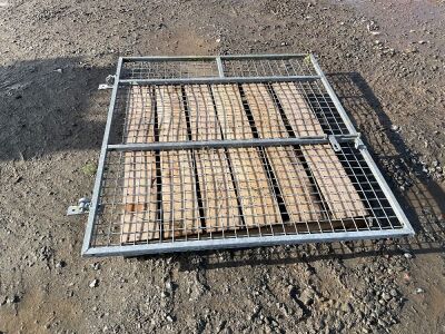 APPROX. 1320mm x 1530mm GALVANISED GATE