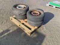 4No. 5 STUD RIMS & TYRES 195/65R15 - 4