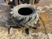2No. 8 STUD RIMS & 3No. TYRES TO SUIT MERLO TELESCOPIC FORKLIFT 16.0/70-20 - 2