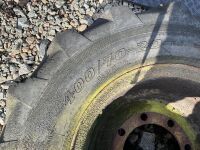2No. 8 STUD RIMS & 3No. TYRES TO SUIT MERLO TELESCOPIC FORKLIFT 16.0/70-20 - 10