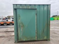 APPROX. 12ft x 8ft ANTI VANDAL OPEN PLAN STORAGE HUT - 2