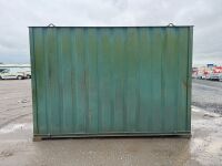 APPROX. 12ft x 8ft ANTI VANDAL OPEN PLAN STORAGE HUT - 4