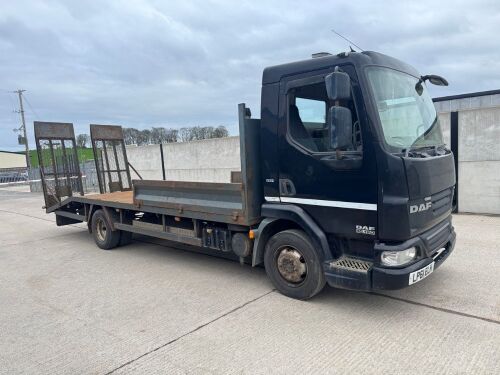 DAF 45.160 EURO5 7.5 TON BEAVERTAIL PLANT LORRY