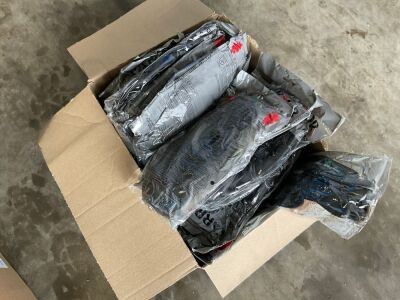 BOX OF UNUSED SIZE LARGE WORK GLOVES