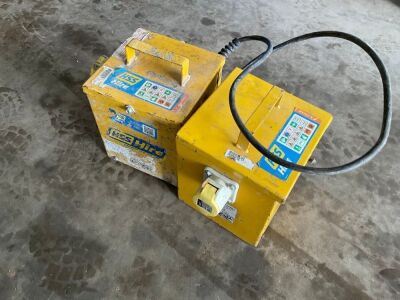 2No. 110V TRANSFORMER BOXES