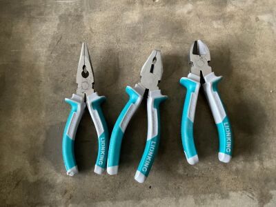 UNUSED 3PC PLIER SET
