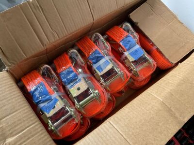 APPROX. 10No. 10M 5 TON RATCHET & STRAPS