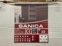 APPROX. 1600x600 ANTHRACITE STRAIGHT LADDER RAIL COMPLETE - 2