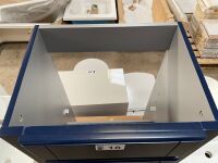 2No. TENBY SAPPHIRE BLUE TRADITIONAL VANITY UNITS APPROX. 450 WIDE - 2
