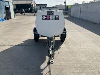 WESTERN 985lt SINGLE AXLE FAST TOW BUNDED METAL FUEL BOWSER - 2