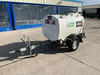 WESTERN 985lt SINGLE AXLE FAST TOW BUNDED METAL FUEL BOWSER - 3