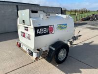 WESTERN 985lt SINGLE AXLE FAST TOW BUNDED METAL FUEL BOWSER - 7