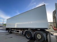 APPROX. 26ft DON-BUR SINGLE AXLE BOX TRAILER ON AIR