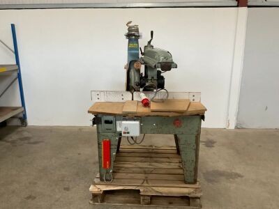 WADKIN BURSGREEN 3 PHASE RADIAL ARM SAW