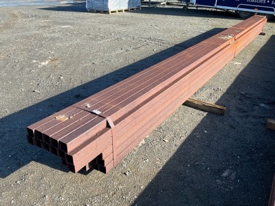 APPROX. 30No. LENGHTS 60mm x 60mm BOX SECTION