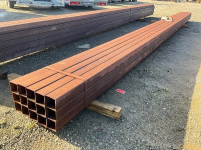 APPROX. 15No. 7.5m LENGHTS 80mm x 80mm BOX SECTION