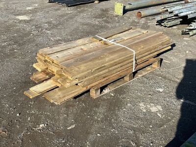 PALLET TO INC. ASSORTED UNUSED FENCING BOARDS
