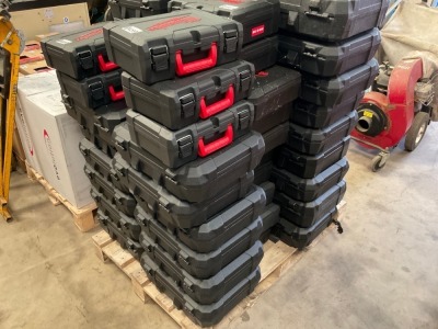 APPROX. 10No. UNUSED ASSORTED MILWAUKEE POWERTOOL CASES
