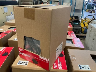 BOX OF APPROX 12No. UNUSED MILWAUKEE 3PC PERFORMANCE FACE COVERING SET