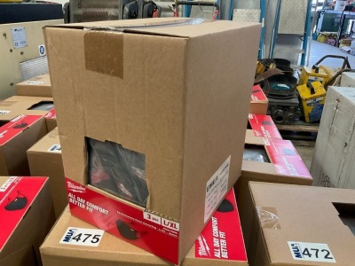 BOX OF APPROX 12No. UNUSED MILWAUKEE 3PC PERFORMANCE FACE COVERING SET