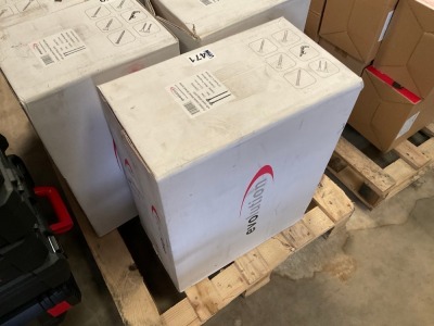 BOX OF APPROX. 10,000PC UNUSED EVOLUTION CDWCP55 3.5MM X 55MM COLLATED COARSE THREAD DRYWALL SCREWS